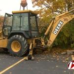 How do you adjust brakes on a bulldozer?