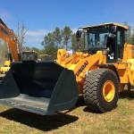 Thumb attachments on Excavator