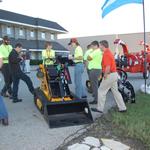 Back up cameras on heavy equipment